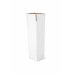 Cutii clasice de vin 1 sticla cu separator CO5 alb 130x130x395 50 buc set - Cutii Vin Alb Cu Separator - imagine 2