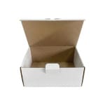 Cutie autoformare 100 buc set alb 225x170x90mm - Cutii Autoformare Alb 100 BUC 90mm - imagine 3