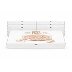 CUTII PIZZA GENERIC 100 SET ALB 400X160X40 - imagine 3