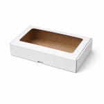 Cutie autoformare cu display 100 buc set alb 350x170x70 mm - Cutii Autoformare Cu Display - imagine 2