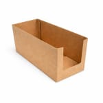 CUTII DISPLAY CU CAPAC PENTRU SACI MENAJ CO5 50 BUC/SET NATUR 380x145x180 - imagine 2