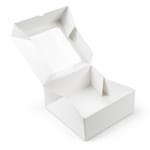 Cutii prajituri cu display duplex GC1 50 buc set 230x230x95 mm - Cutii Prajituri Duplex Display 95 mm - imagine 2