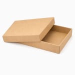 Cutie cu capac detasabil 100 buc/set natur 440X325X65 mm