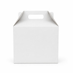 Cutie meniu 100 buc/set alb 250x250x250 - imagine 3