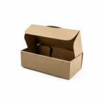 Cutie meniu 100 buc/set natur 220x110x70 - imagine 3