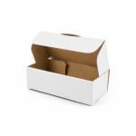 Cutie meniu 100 buc/set alb 220x110x70 - imagine 3
