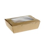 Cutie salata carton cu fereastra 1200ml 50 buc set - Cutie Salată Cu Fereastră - imagine 3