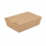 Cutie meniu carton kraft 500ml 50 buc set - Cutii Meniu Kraft 50 Buc - imagine 2
