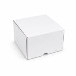 Cutie burger 100 buc set alb 120X120X80 - Cutie Burger Albă 100 Buc
