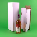 Cutii clasice de vin 2 sticle cu separator CO5 alb 260x130x395 50 buc/set - imagine 4