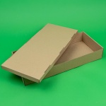 Cutie cu capac detasabil 100 buc/set natur 455X200X70 mm - imagine 2