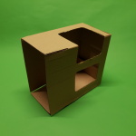 CUTII DISPLAY CO3 50BUC/SET NATUR 240x148x199 - imagine 2