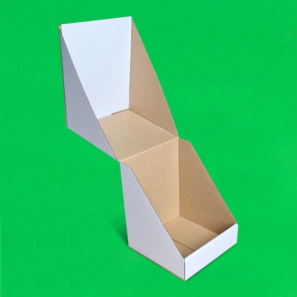 Cutie burger  100 buc/set alb 130x130x160 mm - imagine 3