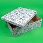 CUTII TORT GENERIC CT9 25 BUC/SET ALB 610x510x160 - imagine 2