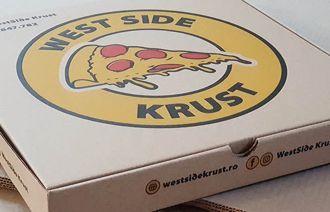 cutii pizza personalizare policromie west side crust