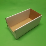 Tavite carton ondulat 50 buc/set alb 180X330X145 mm - imagine 2