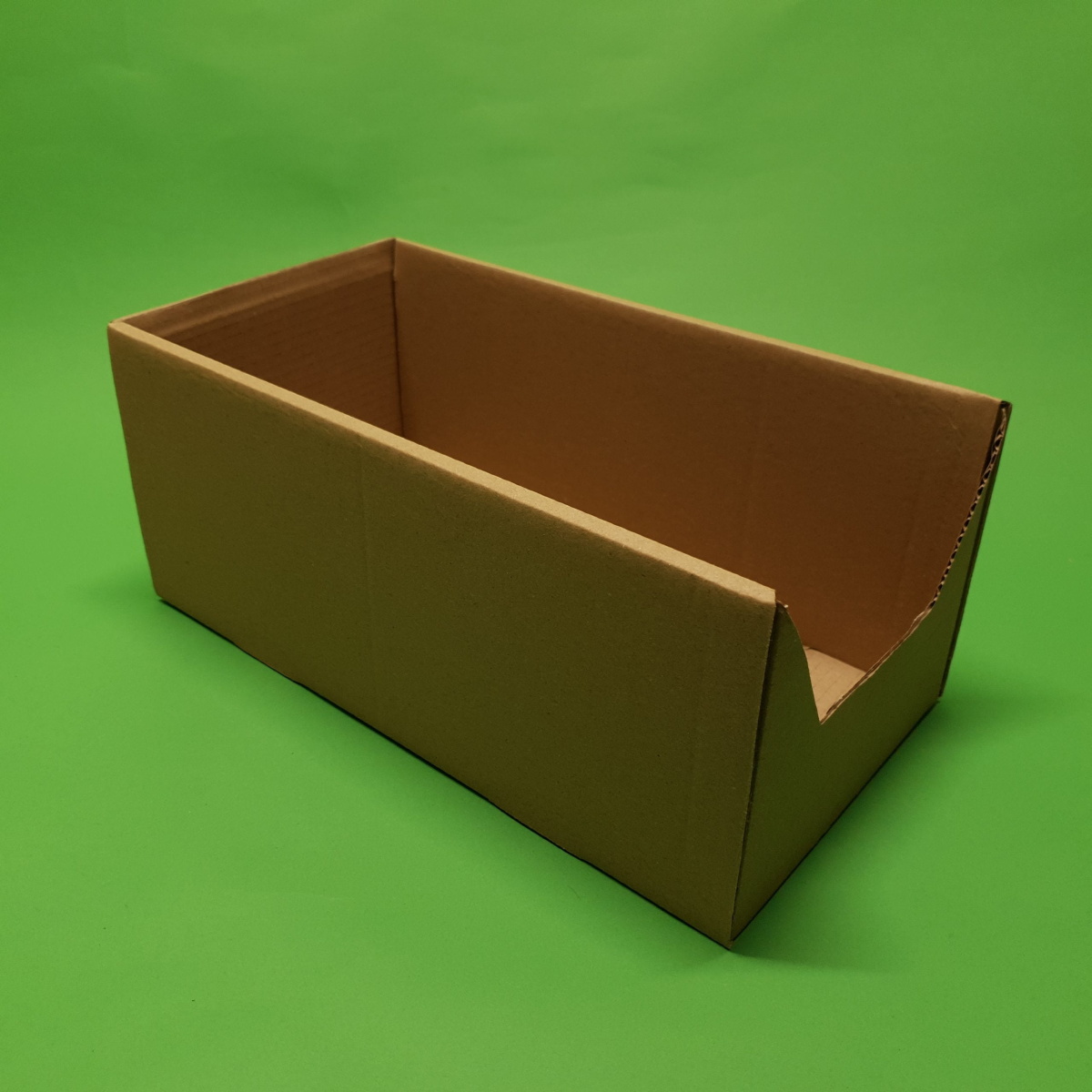 Tavite carton ondulat 50 buc/set natur 180X330X145 mm - imagine 2